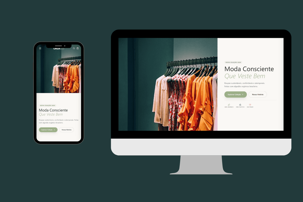 Preview do projeto ONDA Eco Fashion